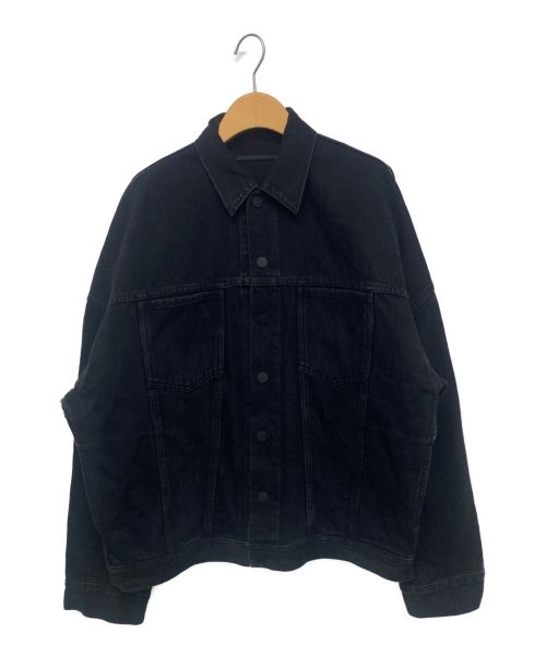AP STUDIO（エーピーストゥディオ）AP STUDIO (エーピーストゥディオ) コットンデニムジャケット ブラック サイズ:-の古着・服飾アイテム