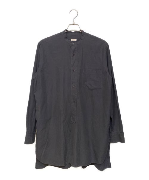 COMOLI（コモリ）COMOLI (コモリ) BAND COLLAR SHIRT ブラック サイズ:2の古着・服飾アイテム