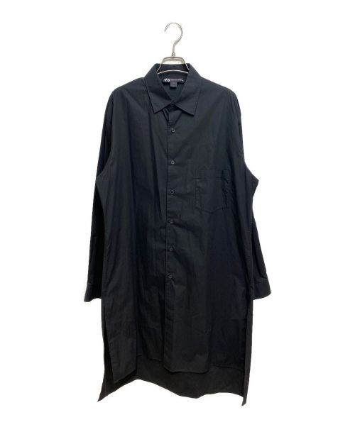 Y-3（ワイスリー）Y-3 (ワイスリー) YOHJI SHIRT ブラック サイズ:Mの古着・服飾アイテム