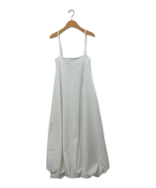 styling/（スタイリング）styling/ (スタイリング) UVカットエアリーバルーンキャミドレス ホワイト サイズ:1の古着・服飾アイテム