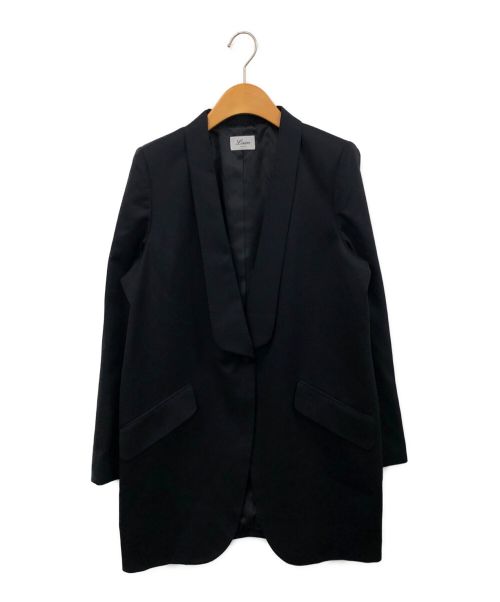 Lisiere（リジェール）Lisiere (リジェール) テーラードジャケット ブラック サイズ:36の古着・服飾アイテム