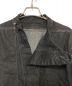 中古・古着 DRKSHDW (ダークシャドウ) レザー切り替えジャケット ブラック サイズ:XS：45000円