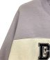 中古・古着 Christian Dior (クリスチャン ディオール) kenny scharf(ケニー・シャーフ) ロゴスウェット パープル×ホワイト サイズ:L：80000円