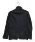 TOMORROW LAND (トゥモローランド) ウールコットンジャガードテーラードジャケット ブラック サイズ:SIZE 48：9000円