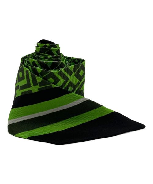 LONGCHAMP（ロンシャン）LONGCHAMP (ロンシャン) スカーフ ライトグリーンの古着・服飾アイテム