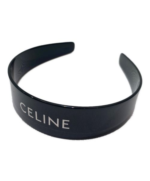 CELINE（セリーヌ）CELINE (セリーヌ) カチューシャ ブラック サイズ:FREEの古着・服飾アイテム