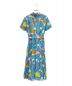 GUCCI (グッチ) Tulip print pleated dress ブルー サイズ:36：55000円