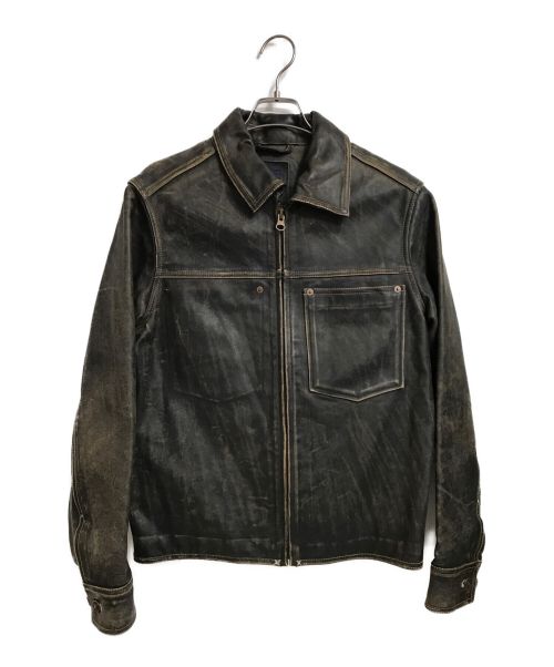 GAP（ギャップ）GAP (ギャップ) レザージャケット ブラック サイズ:Mの古着・服飾アイテム