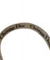 中古・古着 Christian Dior (クリスチャン ディオール) CDバックルキャンバスベルト ブラック×ネイビー サイズ:75：64800円
