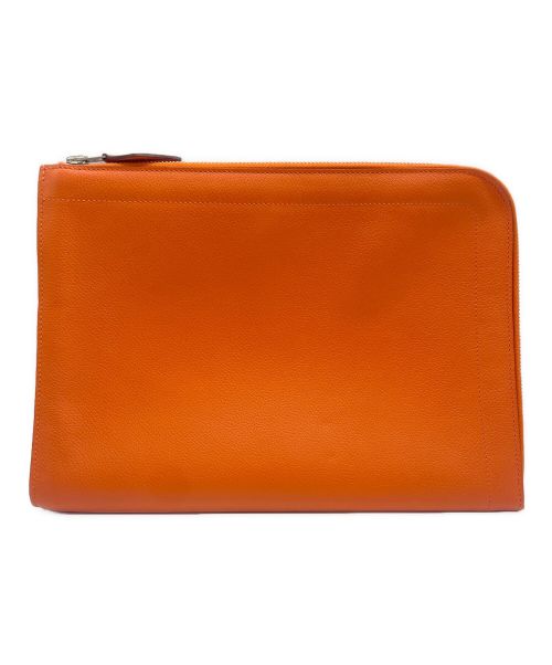 HERMES（エルメス）HERMES (エルメス) Zip Tablet/タブレットケース オレンジの古着・服飾アイテム