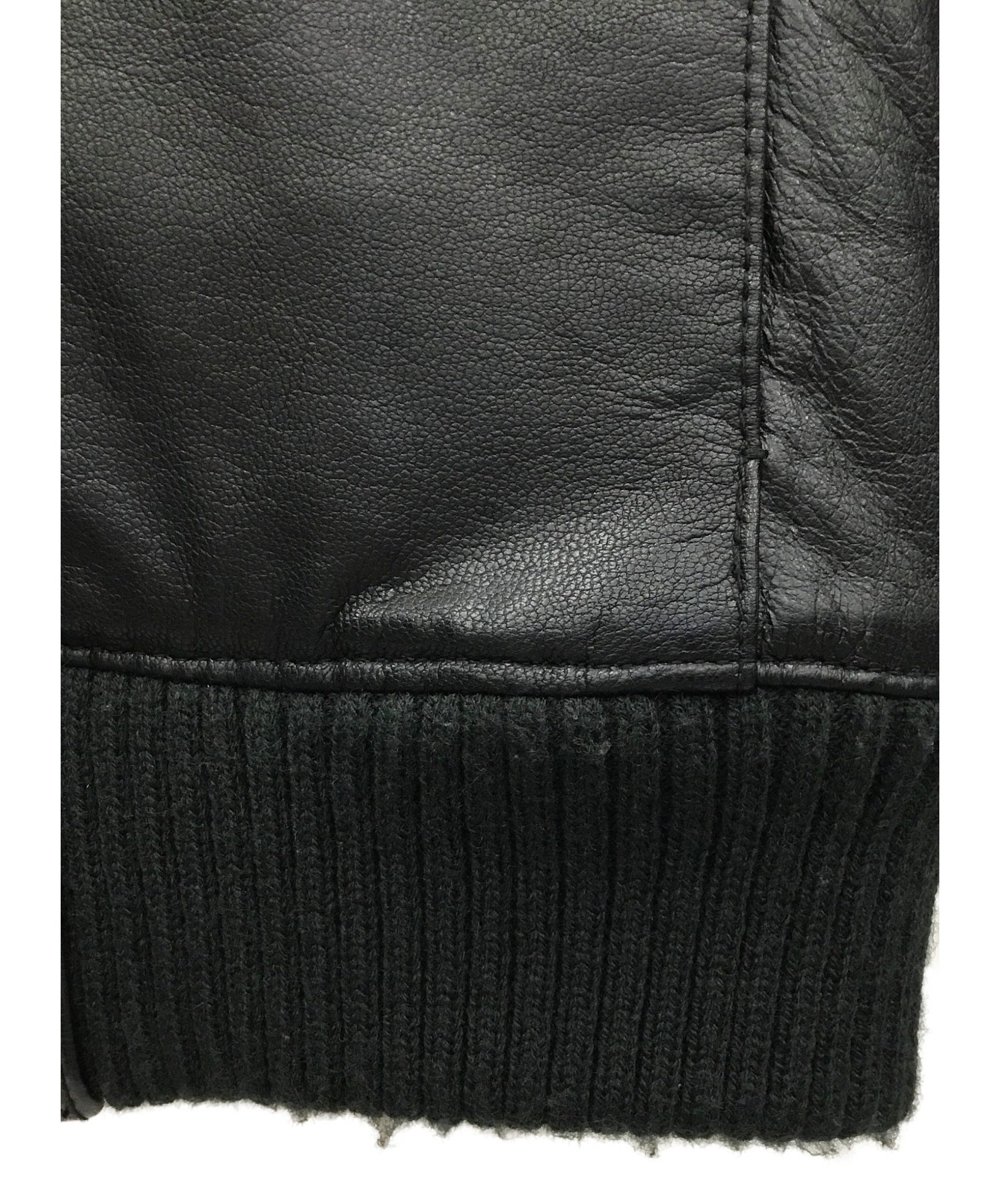 VADEL (バデル) レザージャケット ブラック サイズ:S 秋冬物