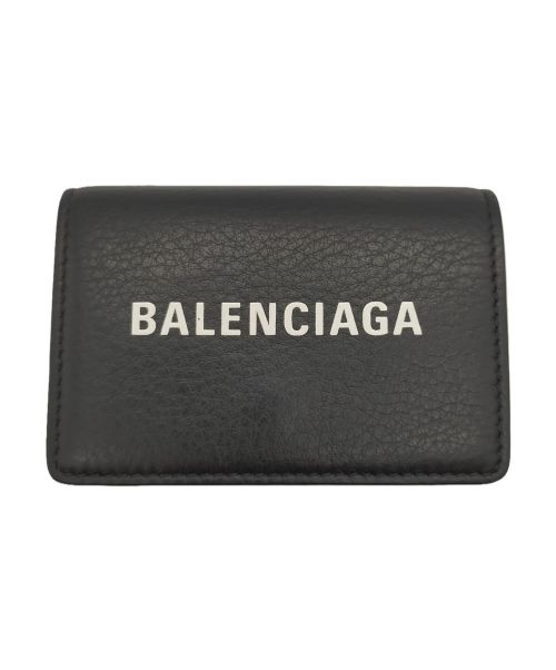 BALENCIAGA（バレンシアガ）BALENCIAGA (バレンシアガ) 3つ折り財布 ブラックの古着・服飾アイテム