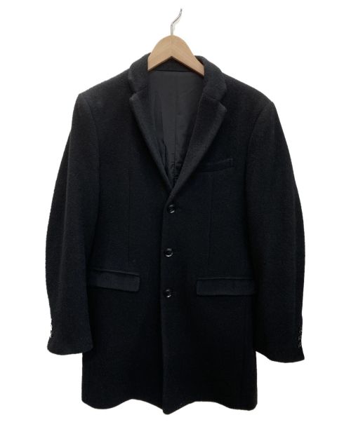 STUDIOUS（ステュディオス）STUDIOUS (ステュディオス) チェスターコート ブラック サイズ:Mの古着・服飾アイテム