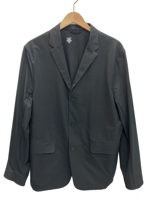 DESCENTE（デサント）DESCENTE (デサント) テーラードジャケット ブラックの古着・服飾アイテム