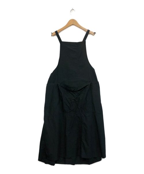 Yarmo（ヤーモ）Yarmo (ヤーモ) ビブエプロンワンピース ブラック サイズ:不明の古着・服飾アイテム