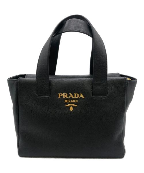 PRADA（プラダ）PRADA (プラダ) 2WAYバッグ ブラックの古着・服飾アイテム