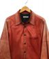 中古・古着 RED MOON (レッドムーン) レザーシャツ レッド サイズ:40：4800円