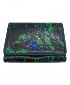 Vivienne Westwoodヴィヴィアンウエストウッド）の古着「財布」｜ブラック×ブルー×グリーン