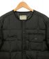 中古・古着 HOUSTON (ヒューストン) キルティングジャケット ブラック サイズ:L：4800円