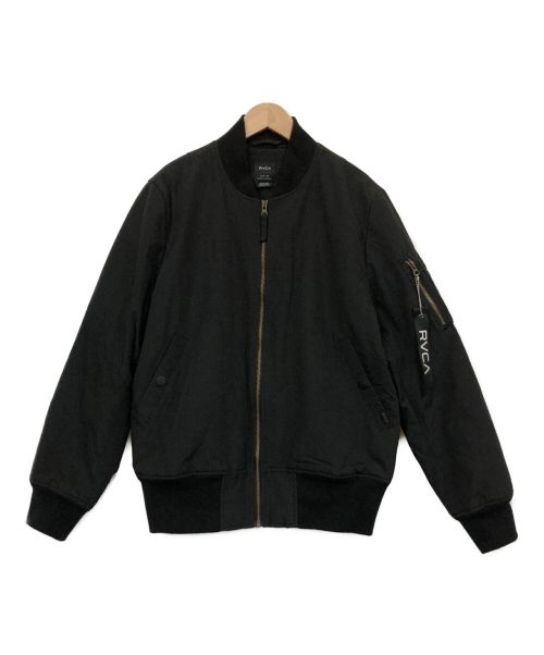 RVCA（ルーカ）RVCA (ルーカ) フライトジャケット ブラック サイズ:Sの古着・服飾アイテム