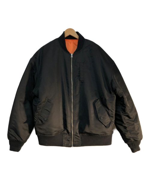 RVCA（ルーカ）RVCA (ルーカ) MA-1ジャケット ブラック サイズ:Lの古着・服飾アイテム