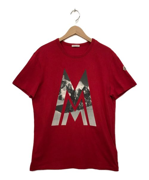MONCLER（モンクレール）MONCLER (モンクレール) Tシャツ レッド サイズ:無しの古着・服飾アイテム