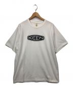 KEENキーン）の古着「ロゴTシャツ」｜ホワイト