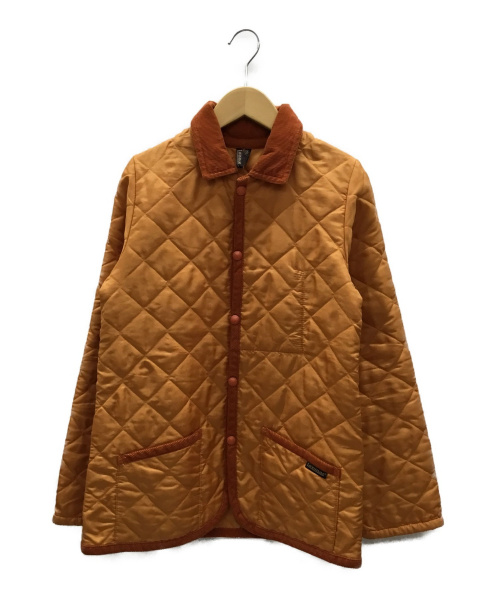 LAVENHAM（ラベンハム）LAVENHAM (ラヴェンハム) キルティングコート オレンジ サイズ:36の古着・服飾アイテム