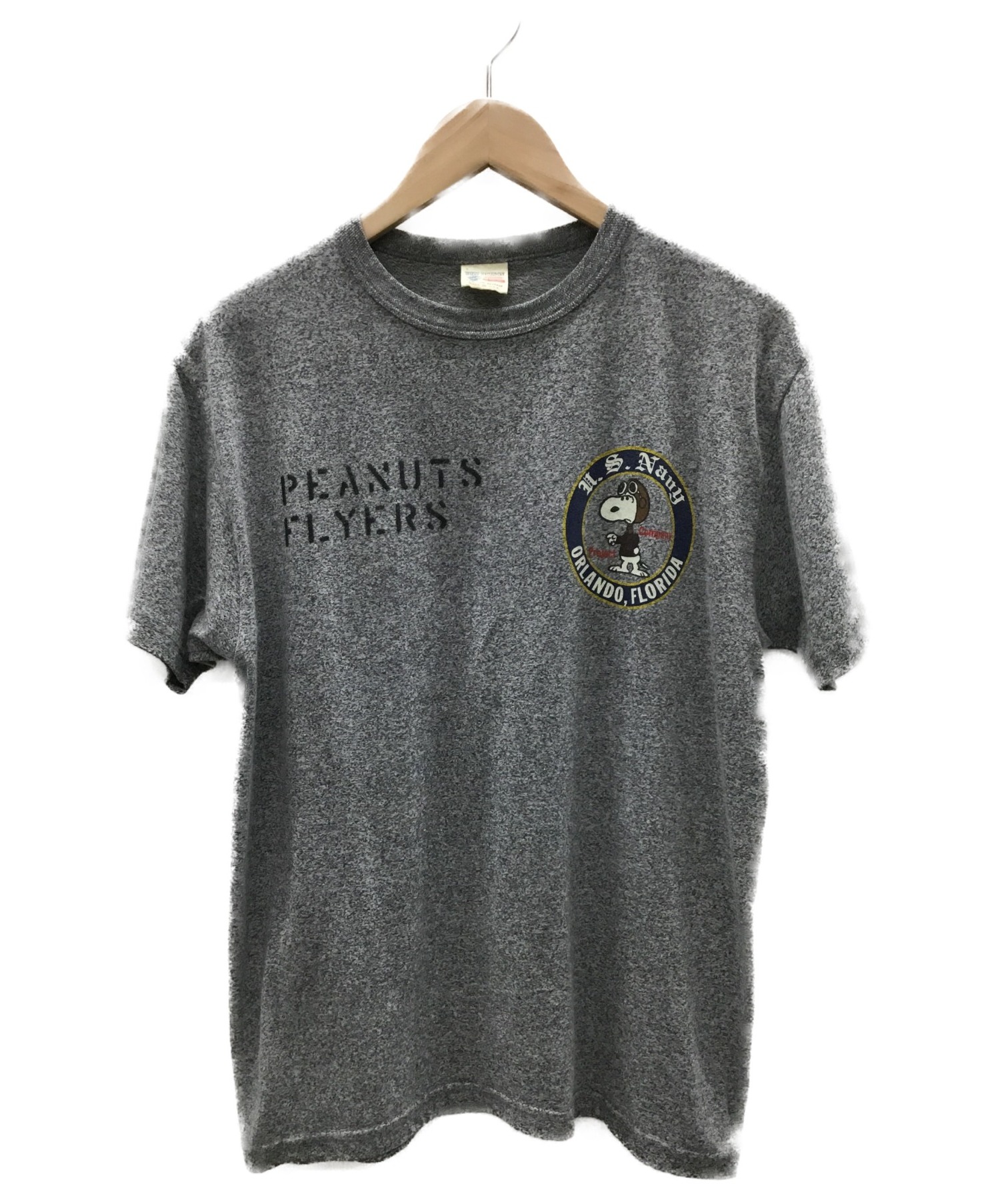 中古 古着通販 Buzz Ricksons バズリクソンズ Tシャツ グレー サイズ M Peanuts ブランド 古着通販 トレファク公式 Trefac Fashion