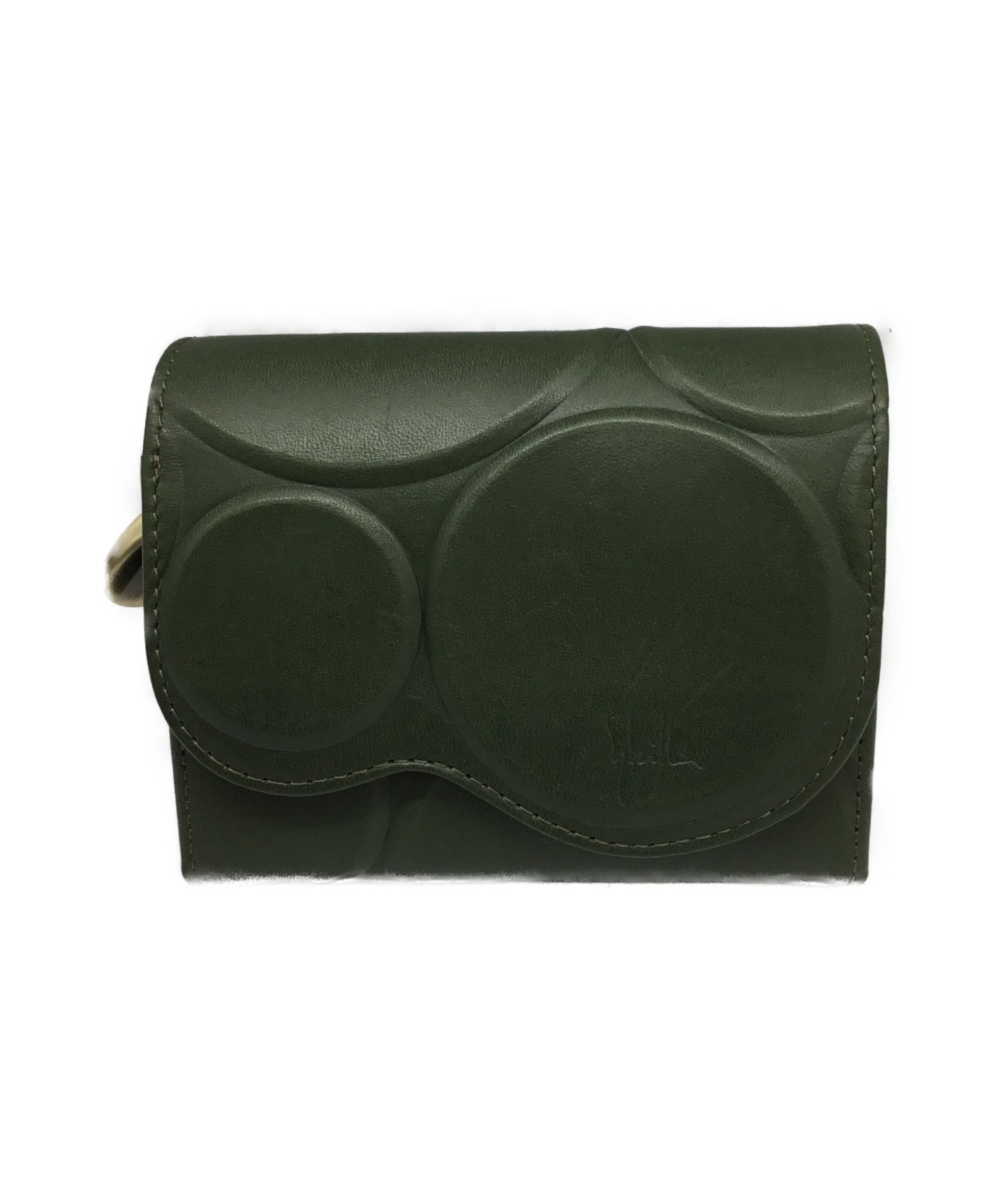 中古 古着通販 Sybilla シビラ 2つ折り財布 カーキ シルクロ ブランド 古着通販 トレファク公式 Trefac Fashion