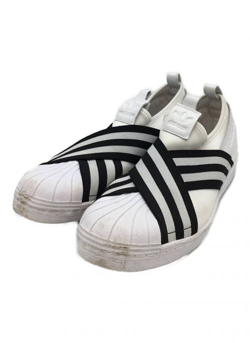 adidas（アディダス）adidas (アディダス) スニーカー ホワイト×ブラック サイズ:26.5の古着・服飾アイテム