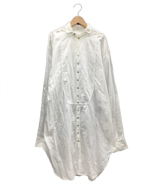 Pero（ペロ）Pero (ペロ) シャツワンピース ホワイト サイズ:44の古着・服飾アイテム