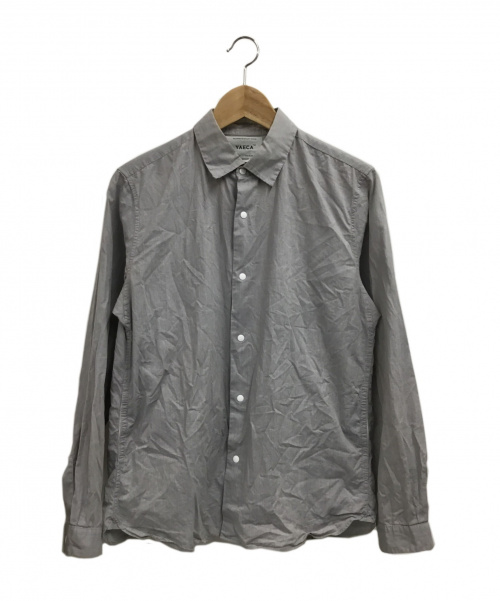 YAECA（ヤエカ）YAECA (ヤエカ) シャツ グレー サイズ:Mの古着・服飾アイテム