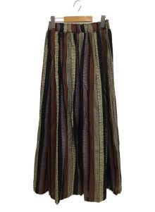 UHURU（ウフル）の古着「プリントバリエーションスカート」｜ブラウン