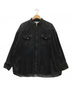 Wrangler x BEAUTY&YOUTH UNITED ARROWSラングラー）の古着「ジップデニムシャツ」｜ブラック