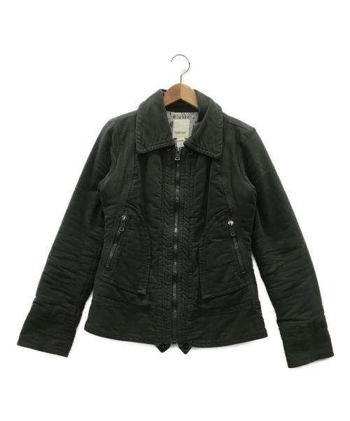 DIESEL（ディーゼル）DIESEL (ディーゼル) ジップジャケット グリーン サイズ:XSの古着・服飾アイテム