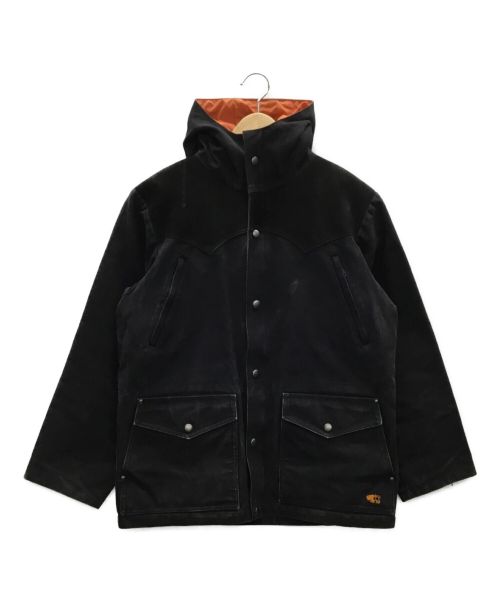 Pherrow's（フェローズ）Pherrow's (フェローズ) フーデッドジャケット ブラック サイズ:MEの古着・服飾アイテム