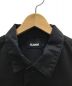 X-LARGE (エクストララージ) シャツジャケット ブラック サイズ:L：6800円