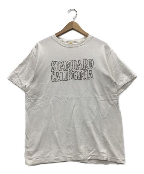 STANDARD CALIFORNIA（スタンダートカルフォニア）STANDARD CALIFORNIA (スタンダードカリフォルニア) ロゴT ホワイト サイズ:Lの古着・服飾アイテム