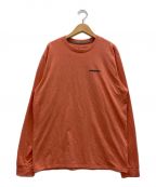 Patagoniaパタゴニア）の古着「長袖Tシャツ」｜ピンク