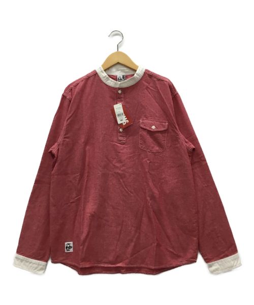 CHUMS（チャムス）CHUMS (チャムス) ハリケーンシャツ レッド サイズ:L 未使用品の古着・服飾アイテム