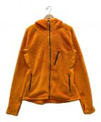 HOUDINIフーディニ）の古着「フリースジャケット」｜オレンジ