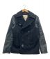 Denim & Supply Ralph Lauren（デニム＆サプライ ラルフローレン）の古着「袖切替Pコート」｜ブラック