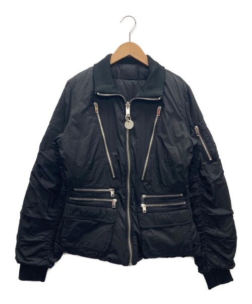 DIESEL（ディーゼル）DIESEL (ディーゼル) リバーシブルダウンジャケット ブラック サイズ:Mの古着・服飾アイテム