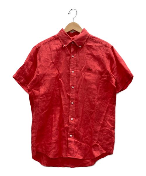 LACOSTE（ラコステ）LACOSTE (ラコステ) 半袖シャツ レッド サイズ:3の古着・服飾アイテム