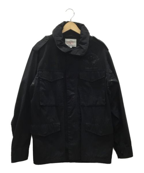 AVIREX（アヴィレックス）AVIREX (アヴィレックス) ミリタリージャケット ブラック サイズ:XLの古着・服飾アイテム