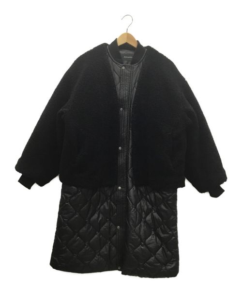 JEANASIS（ジーナシス）JEANASIS (ジーナシス) 3Wayレイヤーコート ブラック サイズ:Freeの古着・服飾アイテム