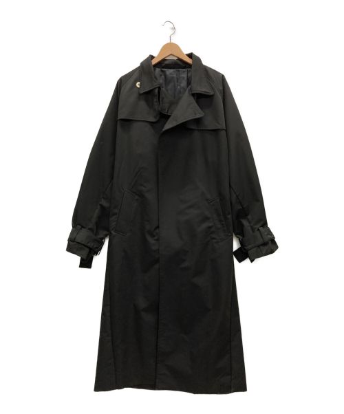 ADRER（アドラー）ADRER (アドラー) オーバートレンチコート ブラック サイズ:Lの古着・服飾アイテム