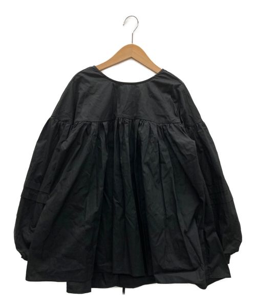ELFRANK（エルフランク）ELFRANK (エルフランク) ボリュームスリーブブラウス ブラック サイズ:Free 未使用品の古着・服飾アイテム