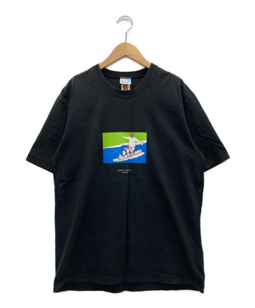 BRU NA BOINNE（ブルーナボイン）BRU NA BOINNE (ブルーナボイン) Tシャツ ブラック サイズ:XLの古着・服飾アイテム